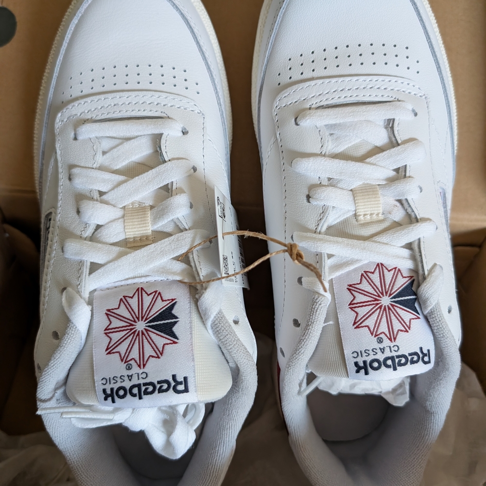 Reebok Club C White Sneakers